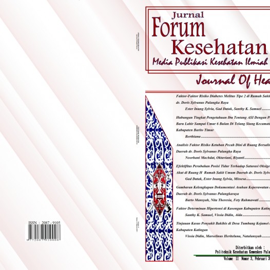 Jurnal Forum Kesehatan � Volume  II  Nomor 3, Pebruari 2011